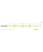LED Ταινία 12W 24V CUBALUX Dimmable Dotless 1008lm/m  Θερμό 3000K 5 Μέτρα CL50-0112