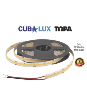 LED Ταινία 12W 24V CUBALUX Dimmable Dotless 1008lm/m  Θερμό 3000K 5 Μέτρα CL50-0112