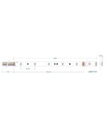 LED Ταινία 7.2W 24V CUBALUX Dimmable RGB Πολύχρωμη 5 Μέτρα CL50-0071