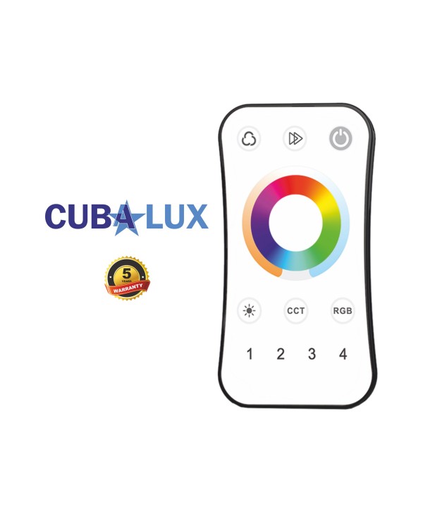 Προγραμματιζόμενο Ασύρματο Χειριστήριο Dim/RGB/RGBW/CCT 4 Ζώνες  CUBALUX CL13-0842