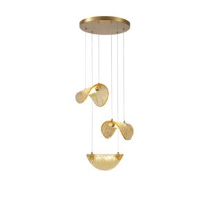 ΦΩΤΙΣΤΙΚΟ ΚΡΕΜΑΣΤΟ ΑΛΟΥΜΙΝΙΟ 6W 3000K 468Lm 425Χ1500mm ΜΠΡΟΝΖΕ-ΧΡΥΣΟ ARTE ILLUMINA ISOLA