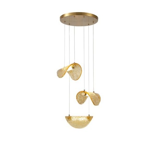 ΦΩΤΙΣΤΙΚΟ ΚΡΕΜΑΣΤΟ ΑΛΟΥΜΙΝΙΟ 6W 3000K 468Lm 425Χ1500mm ΜΠΡΟΝΖΕ-ΧΡΥΣΟ ARTE ILLUMINA ISOLA