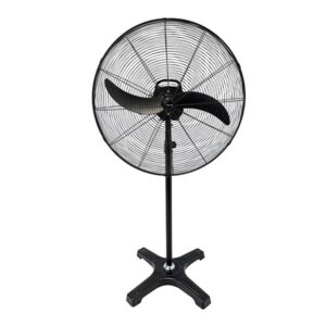 ΑΝΕΜΙΣΤΗΡΑΣ ΒΙΟΜΗΧΑΝΙΚΟΣ ΜΕΤΑΛΛΙΚΟΣ ΟΡΘΟΣΤΑΤΗΣ ΜΑΥΡΟΣ ΜΕ ΚΟΝΤΡΟΛ Φ66 115W DC ΜΟΤΕΡ