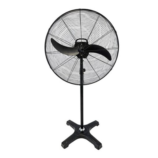 ΑΝΕΜΙΣΤΗΡΑΣ ΒΙΟΜΗΧΑΝΙΚΟΣ ΜΕΤΑΛΛΙΚΟΣ ΟΡΘΟΣΤΑΤΗΣ ΜΑΥΡΟΣ ΜΕ ΚΟΝΤΡΟΛ Φ66 115W DC ΜΟΤΕΡ