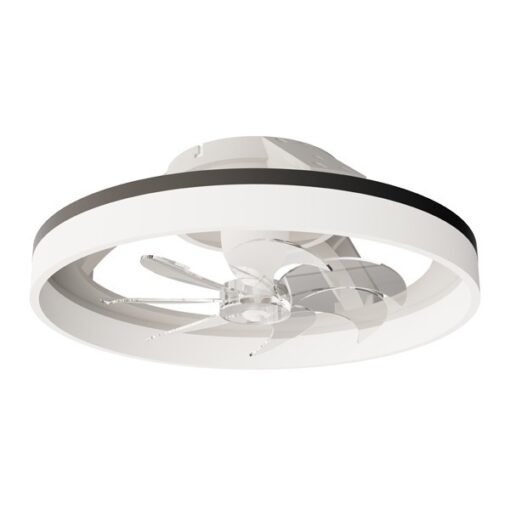 ΑΝΕΜΙΣΤΗΡΑΣ ΠΛΑΦΟΝΙΕΡΑ ΟΡΟΦΗΣ ΜΑΥΡΟΣ-ΔΙΑΦΑΝΟΣ Φ50 DC 20W