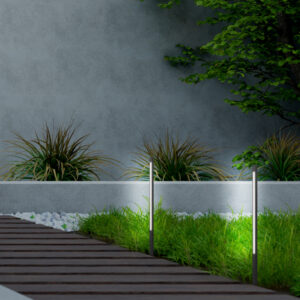 ΚΟΛΩΝΑΚΙ ΑΛΟΥΜΙΝΙΟΥ 12W 25X8000mm IP65 3000K ΜΑΥΡΟ ARTE ILLUMINA EUROLAMP – 145-20652