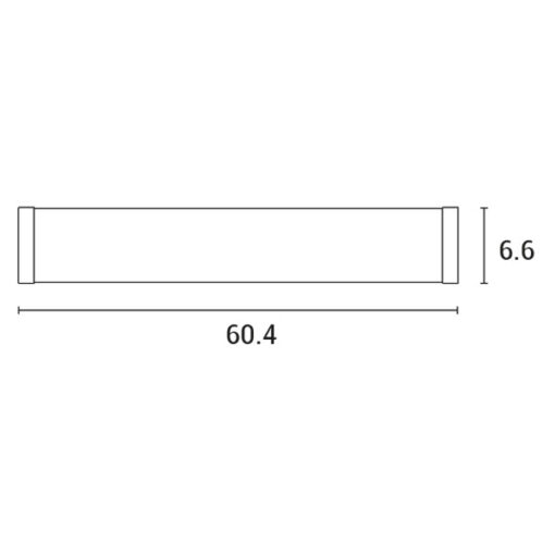 ΦΩΤΙΣΤΙΚΟ ΜΠΑΝΙΟΥ LED 16W 4000K 604X75X66 IP44 ΝΙΚΕΛ MAT ARTE ILLUMINA IRON 5  145-21108