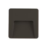 ΦΩΤΙΣΤΙΚΟ ΤΟΙΧΟΥ SLIM LED 3W IP65 230V 3CCT 120X120mm ΜΑΥΡΟ PRO ARTE ILLUMINA