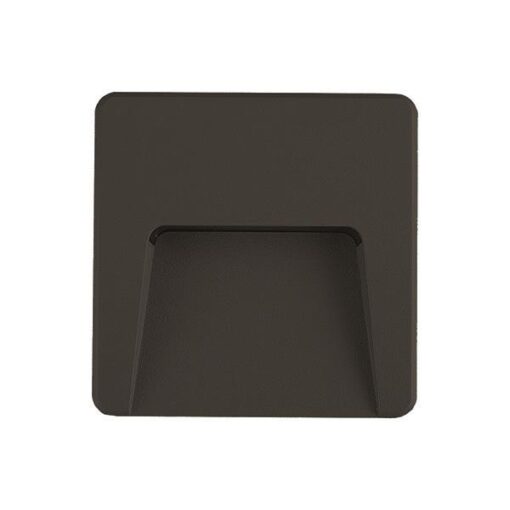 ΦΩΤΙΣΤΙΚΟ ΤΟΙΧΟΥ SLIM LED 3W IP65 230V 3CCT 120X120mm ΜΑΥΡΟ PRO ARTE ILLUMINA