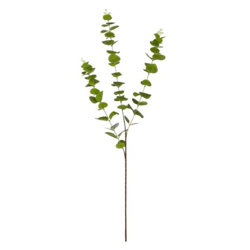 GloboStar® Artificial Garden EUCALYPTUS BRANCH 20484 Τεχνητό Διακοσμητικό Κλαδί Ευκάλυπτου Πράσινο Π30 x Μ30 x Υ80m