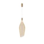ΦΩΤΙΣΤΙΚΟ ΜΕΤΑΛΛΟ ΜΟΝΟΦΩΤΟ LED 7,6W 3000K 780Lm 200x1960mm ΧΡΥΣΟ ARTE ILLUMINA PERFORATO