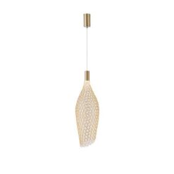 ΦΩΤΙΣΤΙΚΟ ΜΕΤΑΛΛΟ ΜΟΝΟΦΩΤΟ LED 7,6W 3000K 780Lm 200x1960mm ΧΡΥΣΟ ARTE ILLUMINA PERFORATO