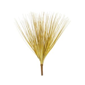 GloboStar® Artificial Garden YELLOW GRASS BOUQUET 21156 Τεχνητό Διακοσμητικό Μπουκέτο Grass Μπέζ  Y45cm