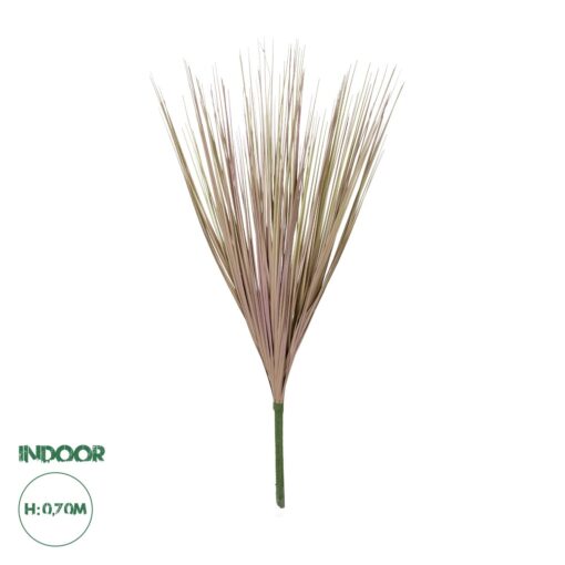 GloboStar® Artificial Garden BEIGE GRASS BOUQUET 21160 Τεχνητό Διακοσμητικό Μπουκέτο Grass Μπεζ Y70cm