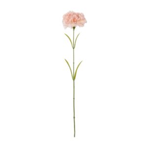 GloboStar® Artificial Garden PALE PING CARNATION BRANCH 21208 Τεχνητό Διακοσμητικό Κλαδί Γαρίφαλο Απαλό Ρόζ Y60cm