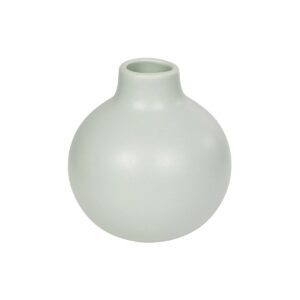 GloboStar® Artificial Garden EMERALD 21279 Διακοσμητικό Κεραμικό Βάζo Τιρκουάζ Π12 x Μ12 x Υ14cm