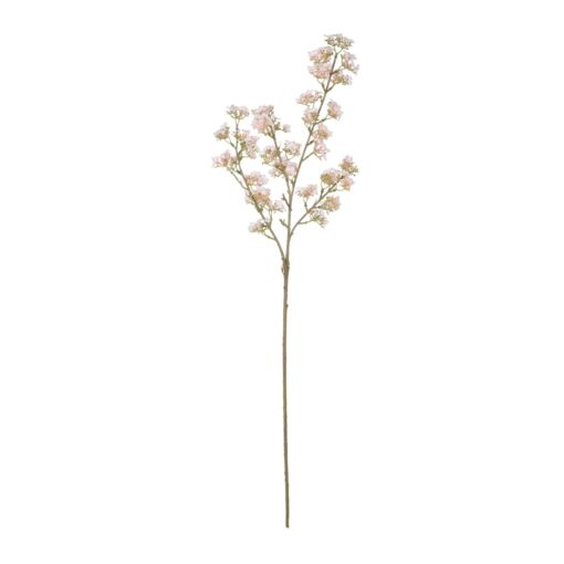 GloboStar® Artificial Garden PINK PEAR BLOSSOM BRANCH 21295 Τεχνητό Διακοσμητικό Κλαδί Αχλαδίας Ρόζ Y80cm