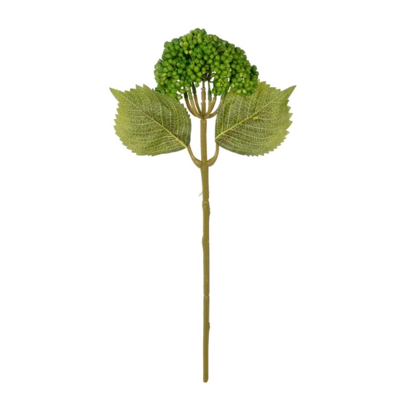 GloboStar® Artificial Garden GREEN SEDUM BRANCH 21336 Τεχνητό Διακοσμητικό Κλαδί Πράσινο Σέδο Y38cm