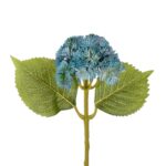 GloboStar® Artificial Garden SKY BLUE SEDUM BRANCH 21343 Τεχνητό Διακοσμητικό Κλαδί Γαλάζιο Σέδο Y38cm