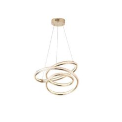 ΦΩΤΙΣΤΙΚΟ ΚΡΕΜΑΣΤΟ ΑΛΟΥΜΙΝΙO LED 38W 3000Κ 500x1200mm  ΧΡΥΣΟ ARTE ILLUMINA ORION
