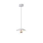 ΦΩΤΙΣΤΙΚΟ ΚΡΕΜΑΣΤΟ ΑΛΟΥΜΙΝΙΟ LED 8W 3000Κ 400Lm Φ230mm ΧΡΥΣΟ ARTE ILLUMINA ENIGMA