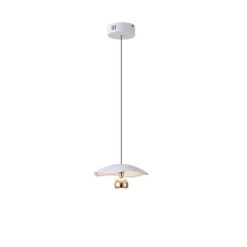 ΦΩΤΙΣΤΙΚΟ ΚΡΕΜΑΣΤΟ ΑΛΟΥΜΙΝΙΟ LED 8W 3000Κ 400Lm Φ230mm ΧΡΥΣΟ ARTE ILLUMINA ENIGMA