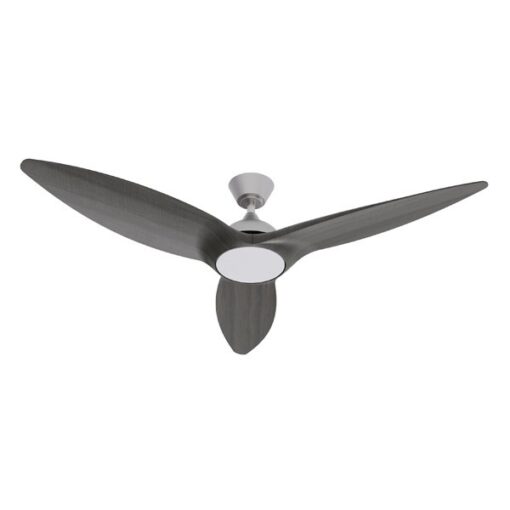 ΑΝΕΜΙΣΤΗΡΑΣ ΟΡΟΦΗΣ WIFI ΧΡΩΜΑ ΓΚΡΙ ΞΥΛΟΥ ΜΕ LED ΦΩΣ RGB ΚΑΙ ΚΟΝΤΡΟΛ Φ132 DC ΜΟΤΕΡ 35W