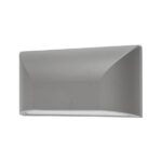 ΑΠΛΙΚΑ ΤΟΙΧΟΥ LED SLIM 6W IP65 220-240V 4000K 220X51X113mm ΓΚΡΙ PRO ARTE ILLUMINA