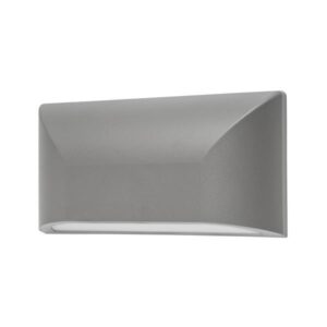 ΑΠΛΙΚΑ ΤΟΙΧΟΥ LED SLIM 6W IP65 220-240V 4000K 220X51X113mm ΓΚΡΙ PRO ARTE ILLUMINA