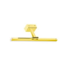 ΦΩΤΙΣΤΙΚΟ ΜΠΑΝΙΟΥ ΑΛΟΥΜΙΝΙΟ 14W 3CCT 400mm (βάση 80X40mm)  IP44  ΧΡΥΣΟ ARTE ILLUMINA FEOS