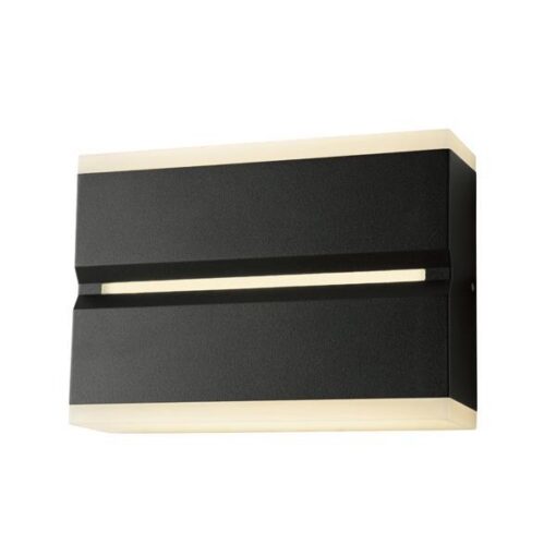 ΑΠΛΙΚΑ ΤΟΙΧΟΥ LED 12W 3000K IP54 180X126X50mm ΜΑΥΡΟ ARTE ILLUMINA