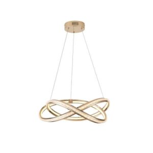 ΦΩΤΙΣΤΙΚΟ ΚΡΕΜΑΣΤΟ ΑΛΟΥΜΙΝΙO LED 38W 3000Κ 3000Lm 500x1200mm ΧΡΥΣΟ ARTE ILLUMINA ORION