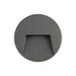 ΦΩΤΙΣΤΙΚΟ ΤΟΙΧΟΥ SLIM LED 3W IP65 230V 4000K Φ135mm ΓΡΑΦΙΤΗΣ PRO ARTE ILLUMINA