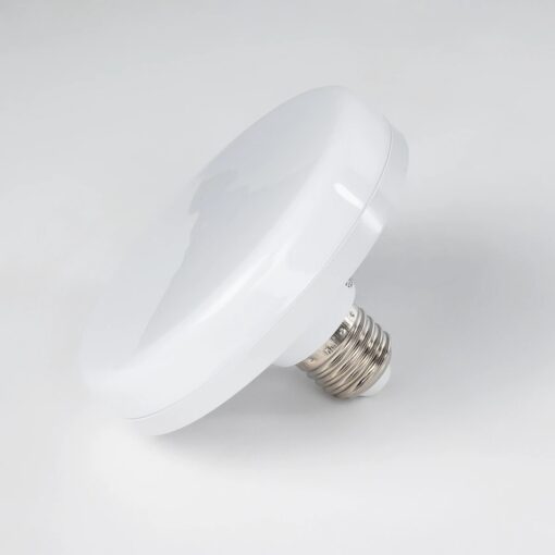 GloboStar® 60069 Λάμπα LED E27 UFO F120 22W 230V 2200lm 180° IP20 Ψυχρό Λευκό 6000k – Μ12 x Π12 x Υ7.5cm – 3 Χρόνια Εγγύηση