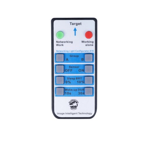 GLOBOSTAR® SMARTGROUP-REM 61703 Ασύρματο Χειριστήριο IR για όλα τα Φωτιστικά Τεχνολογίας Smart Group Linkable Control System 2.4Ghz DC 3V CR 2032 IP20 Γκρι με Μαύρο Πλαστικό ABS – Μ9 x Π4 x Υ1.5cm – 5 Χρόνια Εγγύηση