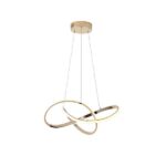 ΦΩΤΙΣΤΙΚΟ ΚΡΕΜΑΣΤΟ ΑΛΟΥΜΙΝΙΟ LED 30W 3000Κ 2000Lm Φ60mm ΧΡΥΣΟ ARTE ILLUMINA VENUS
