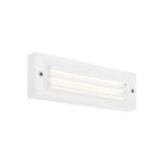 ΦΩΤΙΣΤΙΚΟ ΤΟΙΧΟΥ ΜΕ ΓΡΙΛΙΕΣ LED 6W 255X42X90 3CCT IP65 ΛΕΥΚΟ ARTE ILLUMINA SENARIO
