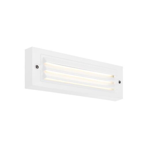ΦΩΤΙΣΤΙΚΟ ΤΟΙΧΟΥ ΜΕ ΓΡΙΛΙΕΣ LED 6W 255X42X90 3CCT IP65 ΛΕΥΚΟ ARTE ILLUMINA SENARIO