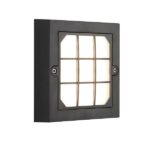 ΦΩΤΙΣΤΙΚΟ ΤΟΙΧΟΥ LED 6W 135X135X32 3CCT IP65 ΜΑΥΡΟ ARTE ILLUMINA SENARIO