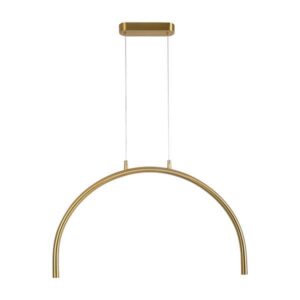 ΦΩΤΙΣΤΙΚΟ ΚΡΕΜΑΣΤΟ AΛΟΥΜΙΝΙΟ-METAΛΛΟ 5W 3000K 448Lm 600x20x330mm ΜΠΡΟΝΖΕ ARTE ILLUMINA APSIS