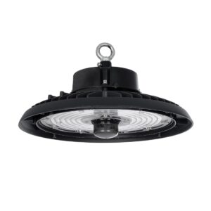 GLOBOSTAR® INDUSTRY 61706 Βιομηχανικό Φωτιστικό Καμπάνα High Bay UFO Τεχνολογίας Smart Group Linkable Control System 2.4Ghz με Αισθητήρα Κίνησης Microwave LED 200W 30000lm SDCM