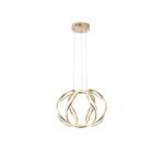 ΦΩΤΙΣΤΙΚΟ ΚΡΕΜΑΣΤΟ ΑΛΟΥΜΙΝΙO LED 38W 3000Κ 430X310mm ΧΡΥΣΟ ARTE ILLUMINA ORBIT