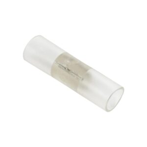 GloboStar® 70638 Σύνδεσμος Ι με Καρφάκια για Μονόχρωμη Ταινία Neon Flex 360° Degree 2 Pin – Μ6.5 x Π2 x Υ2cm