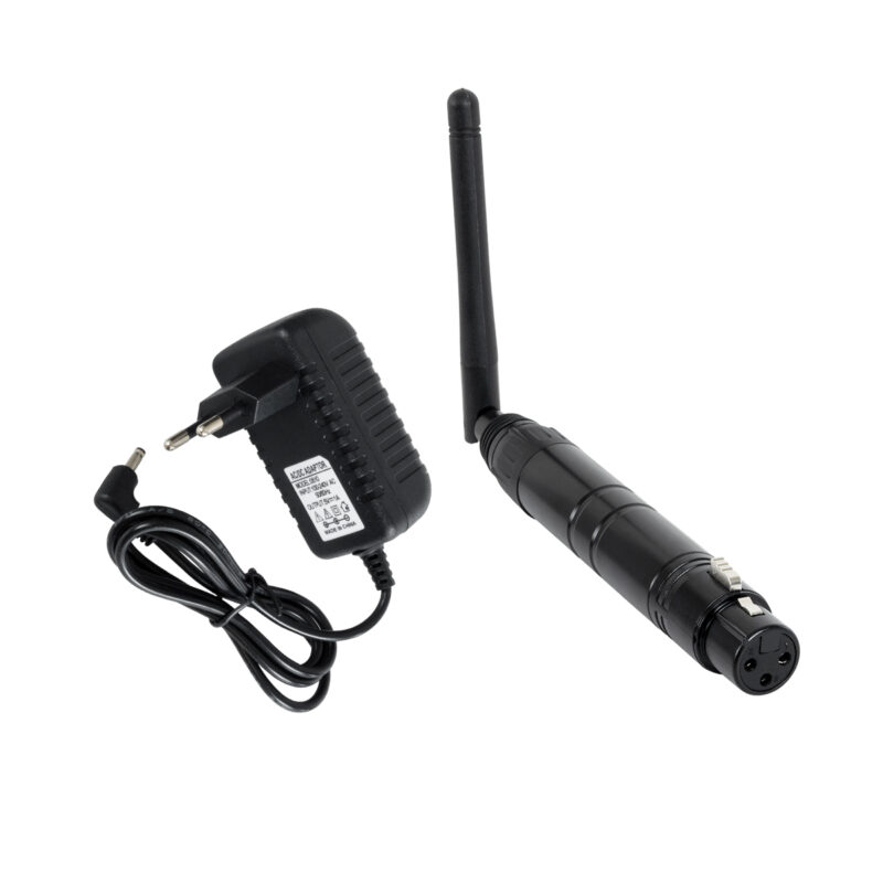 GLOBOSTAR® SKYDANCE-DM-WR 71578 DMX512 Ασύρματος Δέκτης RF 2.4Ghz ISM GFSK 20dBm 400m Θηλυκό XLR3 DC 5V IP20 – Μ1.9 x Π1.9 x Υ22cm – 5 Χρόνια Εγγύηση