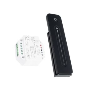GloboStar® 73124 S1-B+R11 SKYDANCE ΣΕΤ Dimmer & Ασύρματο Χειριστήριο Αφής 1 Group RF 2.4Ghz 1.5A Max AC100-240V (360W) – DC 3V IP20 – 5 Χρόνια Εγγύηση