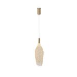 ΦΩΤΙΣΤΙΚΟ ΜΕΤΑΛΛΟ ΜΟΝΟΦΩΤΟ LED 6,3W 3000Κ 648Lm 146x1780mm ΧΡΥΣΟ ARTE ILLUMINA PERFORATO
