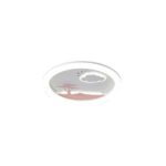 ΠΛΑΦΟΝΙΕΡΑ LED 60W Φ50 6120Lm 3CCT 3000-4000-6500K 480x65mm ΛΕΥΚΟ-ΡΟΖ ARTE ILLUMINA ALEGRE