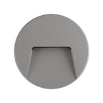 ΦΩΤΙΣΤΙΚΟ ΤΟΙΧΟΥ SLIM LED 3W IP65 230V 4000K Φ135mm ΓΚΡΙ PRO ARTE ILLUMINA
