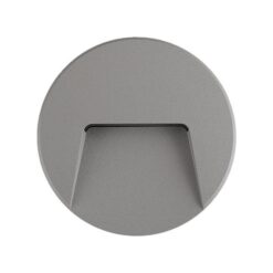 ΦΩΤΙΣΤΙΚΟ ΤΟΙΧΟΥ SLIM LED 3W IP65 230V 4000K Φ135mm ΓΚΡΙ PRO ARTE ILLUMINA