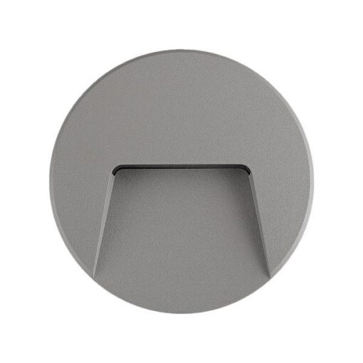 ΦΩΤΙΣΤΙΚΟ ΤΟΙΧΟΥ SLIM LED 3W IP65 230V 4000K Φ135mm ΓΚΡΙ PRO ARTE ILLUMINA